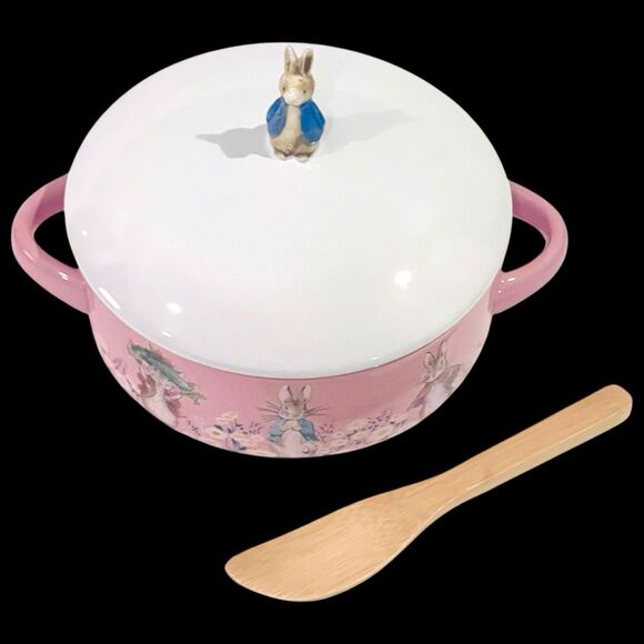 Peter Rabbit Bunny Easter Mini Brie Bake & Serve Set With Spreader - Picture 4 of 9